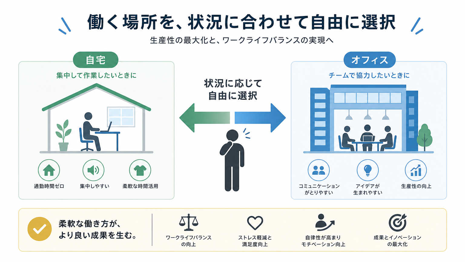在宅と拠点の両立とは